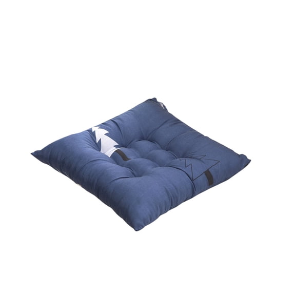 Nmdmisc Seat Cushion Pillow Seating for Adults Soft Comfortable and Fast Recovery, Dining Chair Seat Pad with String Fixed Tatami Cushion Home Decor 17.7x17.7 Inch