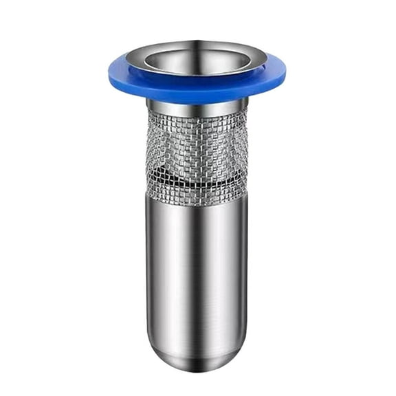 Nmdmisc Shower Floor Drain Odor Preventer,3.9" x 1.26" One Way Drain Valve Sewer Core Stainless Steel Floor Drain Anti-Odor Plugs for Bathroom Kitchen Balcony