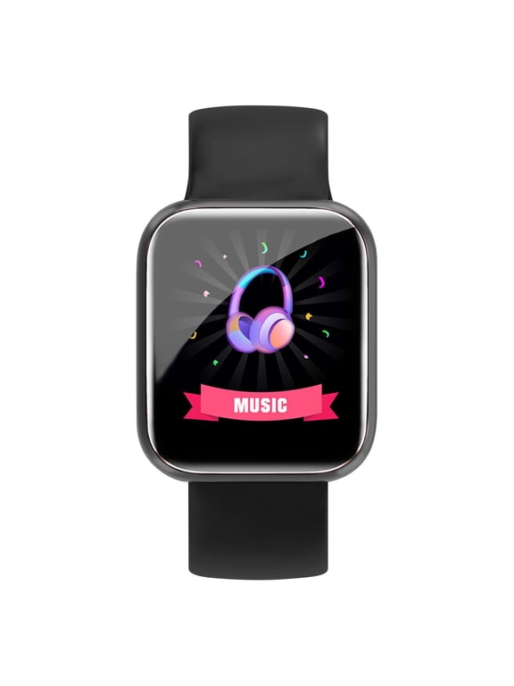 Smartwatch, Health Monitor, Pedometer,Y68 D20 Smart Watch,iOS/Android, Water Resistant IP67 Touch Screen (Black)