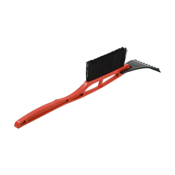 Nmdmisc Snow Brush and Ice Scrapers for Car Windshield,2 in 1 Snow Brush Removal Tool with Ergonomic Grip,Snow Brush for Car Window,Winter Car Accessories for SUV Truck (Red)