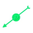 thumbnail image 1 of Nmdmisc Spinner Game Engaging Board Arrow Set Home and School Party Spinners Plastic Craft with Suction Cup Board Games Accessories (Green), 1 of 5
