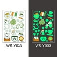 thumbnail image 1 of Nmdmisc St. Patrick's Day Tattoos Stickers Irish Tattoo Sticker Shamrock Tattoos Sticker Green Festival Rave Stickers Set Party Tattoos Decorations (Style A), 1 of 6
