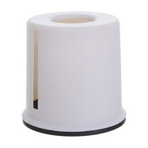 Nmdmisc Tissue Box Cover Holder Simple Tissue Provider Round Roll Paper Storage Box Facial Tissue Holder for Home(Gray)