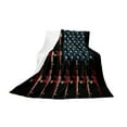 thumbnail image 1 of Nmdmisc USA Flag Throw Blanket 4th of July Throw Blanket Comfy Plush Flannel Fleece Warm Soft Fluffy Fuzzy Lightweight Blanket for Bed Sofa Couch 27.5"X39", 1 of 6