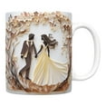 thumbnail image 1 of Nmdmisc Valentine's Day Couple Mug - Gift for Her Him - Custom Design for Boyfriend,Girlfriend,Husband,Wife with Love theme - Coffee Cup for Anniversary,Wedding,Christmas -C, 1 of 6