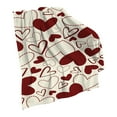 thumbnail image 1 of Nmdmisc Valentine's Day Love Flannel Blanket Birthday Gifts for Women, 29.52x39.37In Printing Nap Cover Blanket Easy to Clean and Dry, Multifunction Soft Blanket for Livingroom Sofa -A, 1 of 6