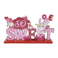 thumbnail image 1 of EWSFHUI Valentine's Table Decoration Signs Love Happy Valentine Table Centerpiece Decor Wooden Party Decorations for Holiday Valentine's Dinner Party, 1 of 5