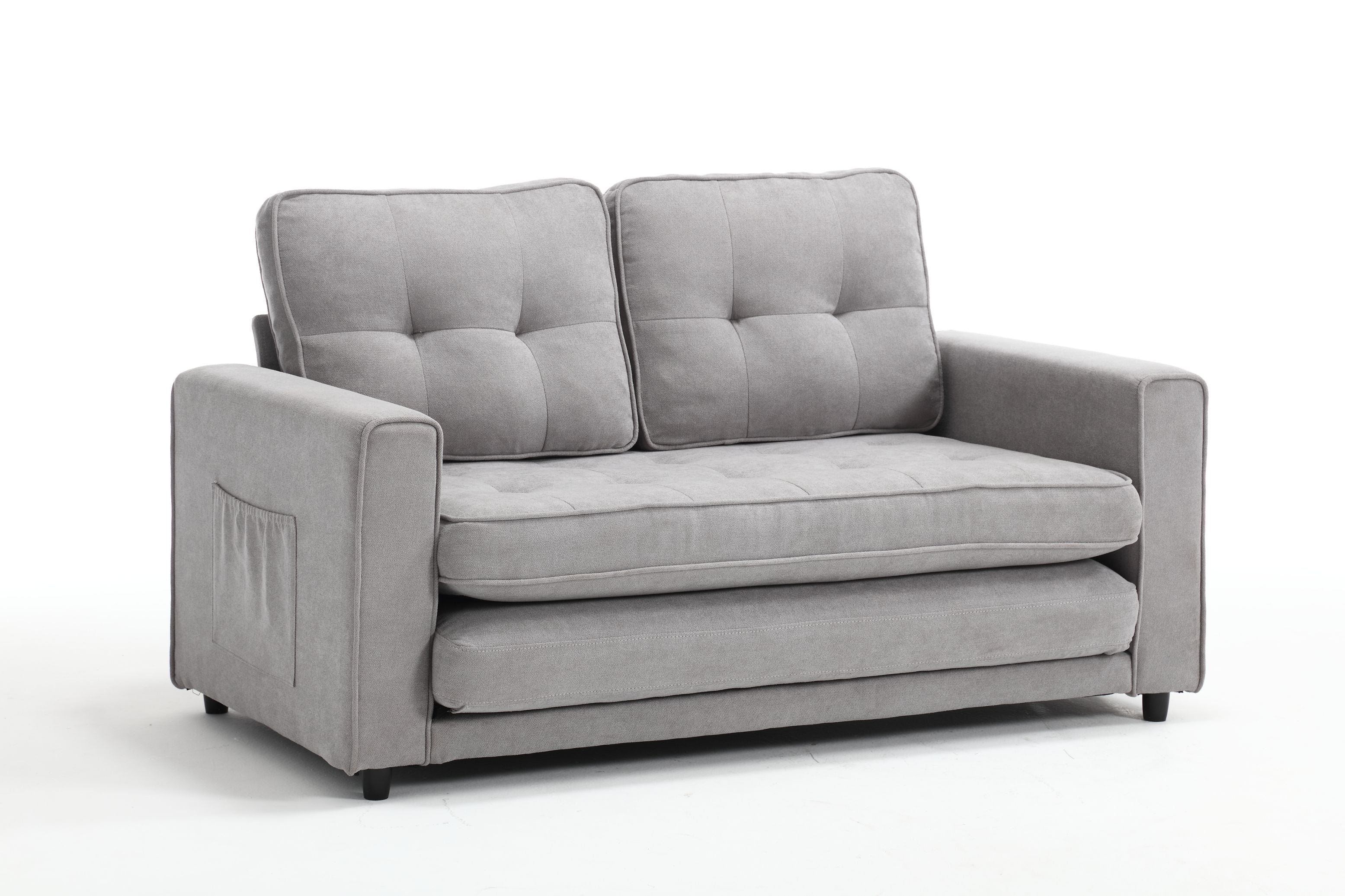 Nmkwnr Sleeper Sofa Bed, Space Saving Loveseat Bed for Living Room