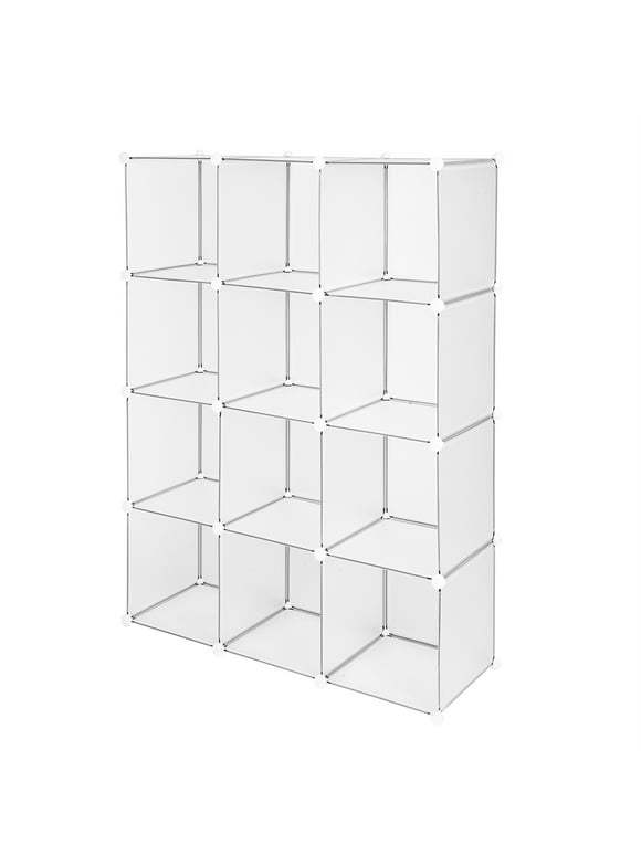 Nmkwnr 12 Cube Book Storage Shelves Closet Organizer Bookcase