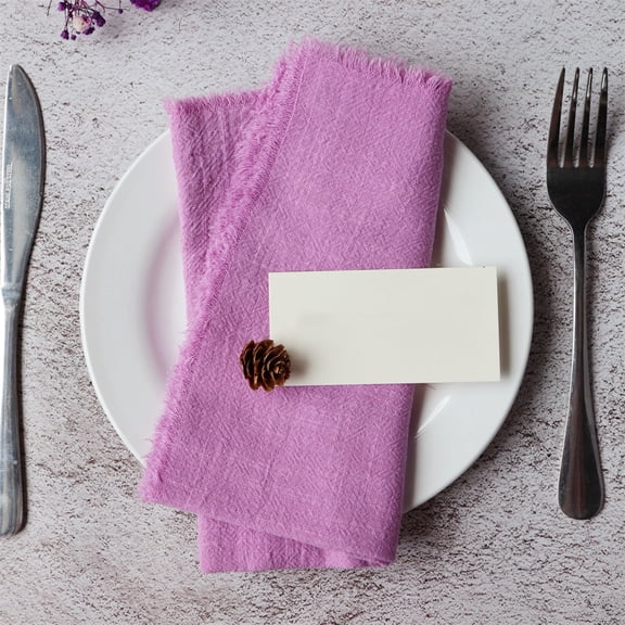 Nmkwnr 12 Pack Cloth Napkins Dinner Table Napkins Washable Napkins for Dinner, Wedding Parties, Table Decorations, 17"x17"