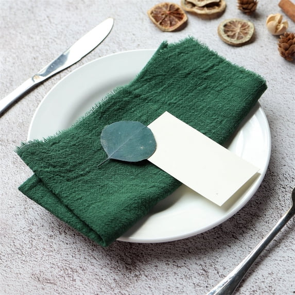 Nmkwnr 12 Pack Cloth Napkins Dinner Table Napkins Washable Napkins for Dinner, Wedding Parties, Table Decorations, 17"x17"
