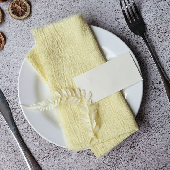 Nmkwnr 12 Pack Cloth Napkins Dinner Table Napkins Washable Napkins for Dinner, Wedding Parties, Table Decorations, 17"x17"
