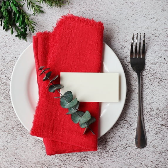 Nmkwnr 12 Pack Cloth Napkins Dinner Table Napkins Washable Napkins for Dinner, Wedding Parties, Table Decorations, 17"x17"