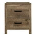 thumbnail image 1 of Nmkwnr 2 Drawers Nightstand with Handle, Beside Table for Bedroom, Living Room, Brown, 1 of 9