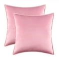thumbnail image 1 of Nmkwnr 2 Pack Decorative Velvet Throw Pillow Covers Soft Solid Square Cushion Case for Sofa Bedroom Living Room, 24x24 inch, 1 of 7