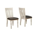 thumbnail image 1 of Nmkwnr 2 Pack Upholstered Seat Side Chair Dining Chair for Living Room, Dining Room, White, 1 of 4