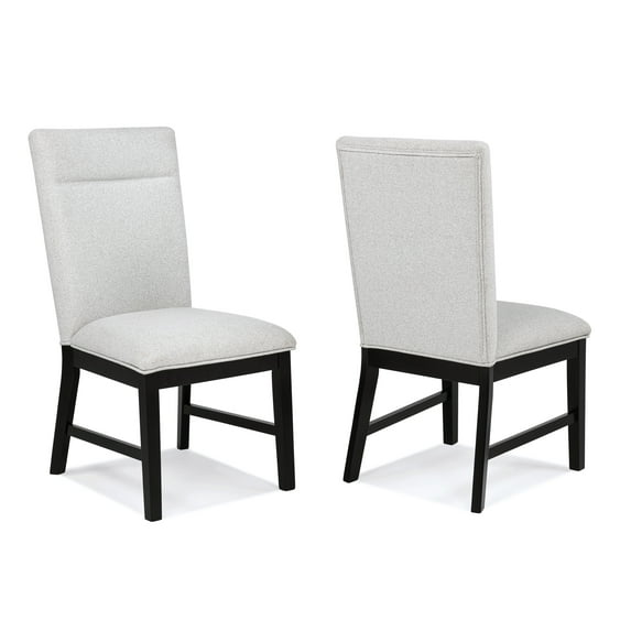 Nmkwnr 2 Pack Upholstered Side Chair Dining Chair for Dining Room, Living Room, Light Gray