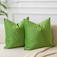 thumbnail image 1 of Nmkwnr 2 Pcs Velvet Cushion Covers Soft Solid Decorative Square Throw Pillow Covers Set Cushion Case for Sofa Bedroom Car, 20 x 20 Inch, 1 of 8