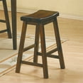 thumbnail image 1 of Nmkwnr 29" Wood Frame Counter Height Bar Stools for Dining Room, Bar, Wine Red, 2 Pack, 1 of 5
