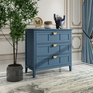 Nmkwnr 3 Drawer Cabinet Dresser for Bedroom, Living Room