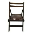 thumbnail image 1 of Nmkwnr 4 Pack Wood Folding Chair Side Chair for Living Room, Dining Room, Dark Brown, 1 of 7