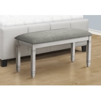 Nmkwnr 41" Rectangular Upholstered Fabric Seat Dining Bench with Wood Frame, Perfect for Kitchen, Dining Room, Entryway, Bedroom, Gray
