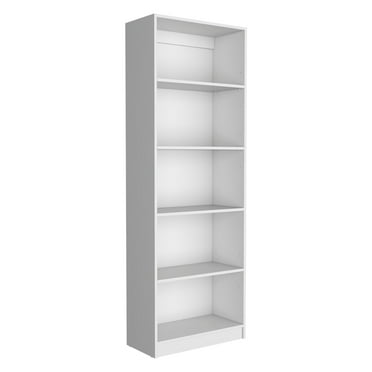 Nmkwnr 5 Shelf Bookcase Display Unit Books Stand Rack for Home, Office