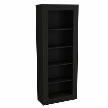 Nmkwnr 5 Shelf Storage Stand Bookcase Bookshelf for Home, Office, Black