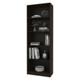 thumbnail image 1 of Nmkwnr 5 Shelves Wood Bookcase Open Bookshelf for Living Room, Office, Dark Brown, 1 of 7