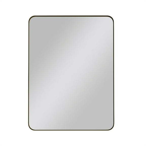 Nmkwnr Black Metal Frame Vanity Mirror Wall Mirror Rectangular Dressing Mirror for Bathroom, Living Room, Bedroom, 24x36 Inch