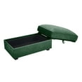 thumbnail image 1 of Nmkwnr Chenille Storage Ottoman with Wood Frame, Fabric Footrest for Living Room, Office, Bedroom, Green, 1 of 5