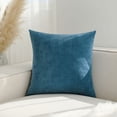 thumbnail image 1 of Nmkwnr Chenille Throw Pillows Decorative Pillow Covers Cushion Case Soft Solid Square Modern Pillowcase for Sofa Couch Bed Living Room, 16 x 16 Inch, 1 of 5
