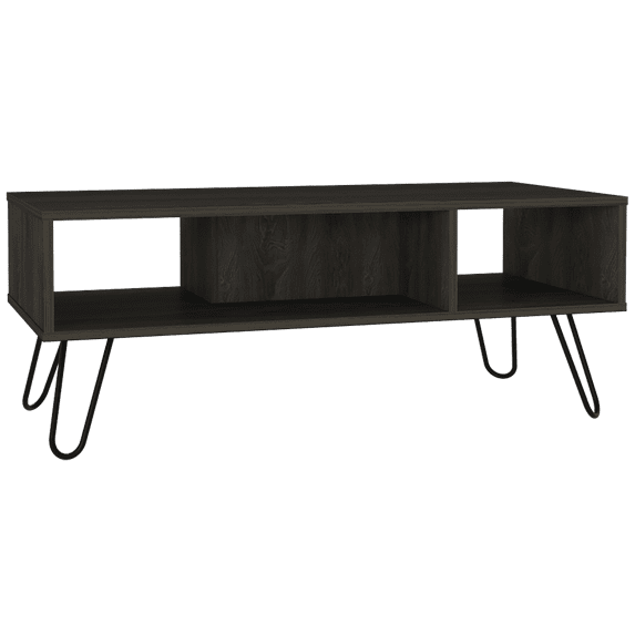 Nmkwnr Coffee Table with Open Shelf, Perfect for Home, Office
