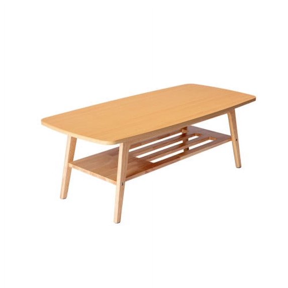 Nmkwnr Light Brown Coffee Table for Home, Office