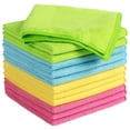 thumbnail image 1 of Nmkwnr Microfiber Cleaning Cloth 12 Pack Microfiber Towels Highly Absorbent Reusable Cleaning Rags for Car, Household, Kitchen, Window, 10"x10", Multicolor, 1 of 6