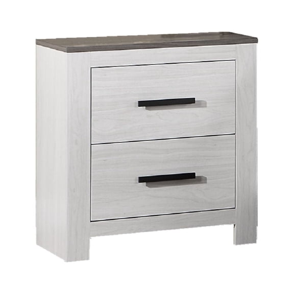 Nmkwnr Nightstand End Table with 2 Drawers, Bedside Table for Bedroom, Office