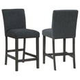 thumbnail image 1 of Nmkwnr Pack of 2 Boucle Upholstered Seat Dining Chair Side Chair for Living Room, Dining Room, Bar, Black, 1 of 10
