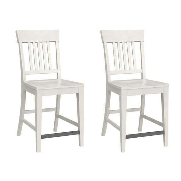 Nmkwnr Pack of 2 Wood Dining Chair Side Chair for Living Room, Dining Room, White