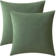 thumbnail image 1 of Nmkwnr Set of 2 Decorative Throw Pillow Covers with Zipper, Velvet Pillow Case Square Cushion Covers for Couch Sofa Bed Home Living Room Decor, 22x22 inch, 1 of 7
