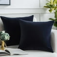 thumbnail image 1 of Nmkwnr Set of 2 Decorative Pillow Covers Velvet Throw Pillow Case Square Cushion Covers for Sofa Bedroom Couch, 24x24inch, 1 of 7