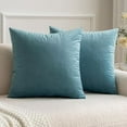 thumbnail image 1 of Nmkwnr Set of 2 Decorative Throw Pillow Covers Velvet Cushion Cover Square Pillow Case for Sofa Couch Bed Chair, 22x22inch, 1 of 9