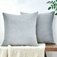 thumbnail image 1 of Nmkwnr Set of 2 Soft Velvet Throw Pillow Covers Decorative Square Cushion Case for Sofa, Couch, Bedroom, Living Room, 20"x20", 1 of 8