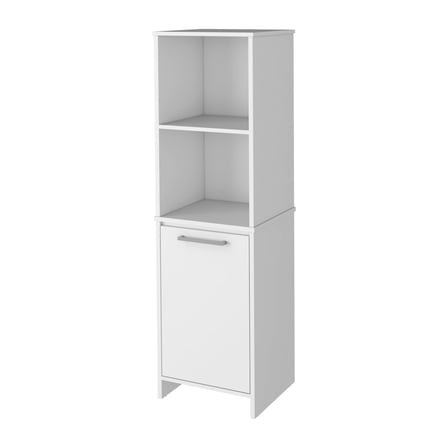Nmkwnr Single Door Pantry Cabinet with 4 Shelves