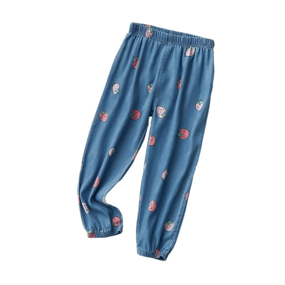 Nmmacb 2-9T Kids Toddler Bloomers Pants for Boys Girls,Baby Printing Joggers Pants Cotton Sweatpants Elastic Waist Pants