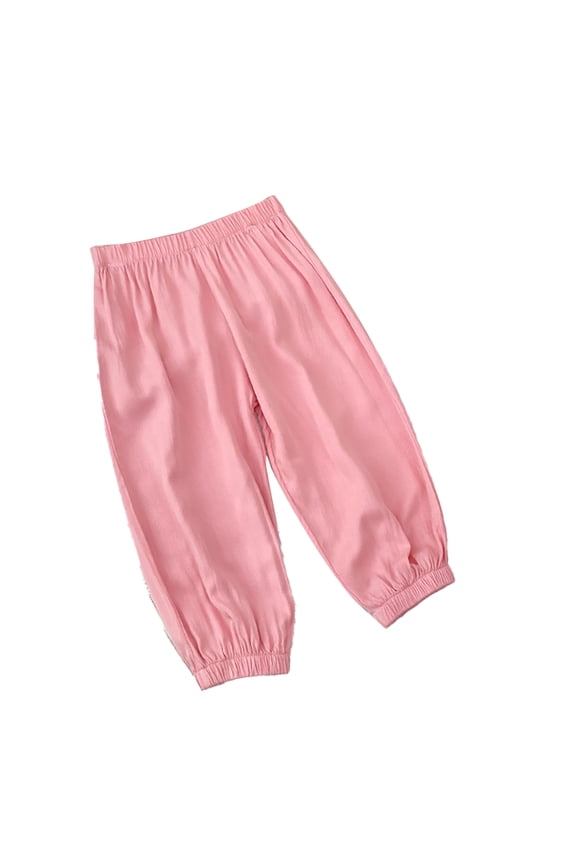 Boys Girls Long Bloomers Pants for Kids Toddler,Youth Soft Casual Pants Summer Fall Air-Conditioned Pants for 1-15T