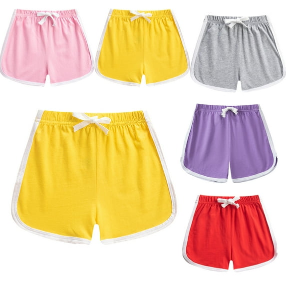 Nmmacb Boys Girls Shorts for Kids Baby,3-9Y Toddler Cotton Sport Jogger Shorts Kids Summer Solid Active Short Pants