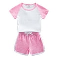 thumbnail image 1 of Nmmacb Boys Girls Summer Set Clothes Summer Cotton Outfits Casual Shirt Short Sets for Kids Toddler Baby, Size 2-9T, 1 of 8