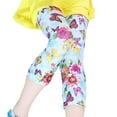 thumbnail image 1 of Nmmacb Girls Prints Leggings Tights Summer Casual Yoga Pants Bottoms Trousers for Kids 3-8Years, 1 of 9
