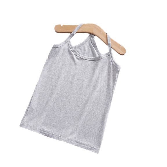 Nmmacb Kids Baby Girls Vest Undershirts 3-9T Toddler Y-Shaped Spaghetti Strap Tops Clothes Slim Bottoming Fit Tops for Girls