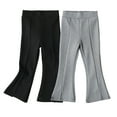 thumbnail image 1 of Nmmacb Kids Girl's Flare Leggings Pants Baby Toddler Bell Bottoms High Waisted Pants Casual Pants Activewear Kids Flare Trousers, 1 of 8